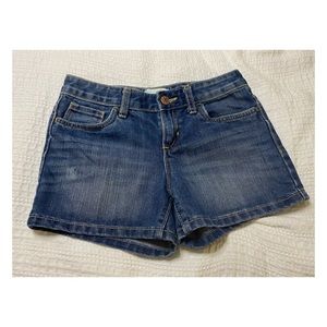 Old navy blue Jean shorts